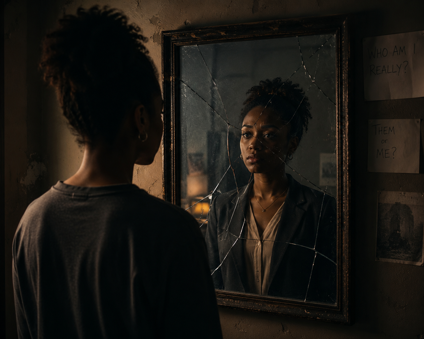 Person reflecting on change, illustrating rebuilding identity after failure