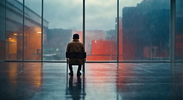 Person sitting by window at sunrise symbolizing healing from grief and emotional recovery after loss